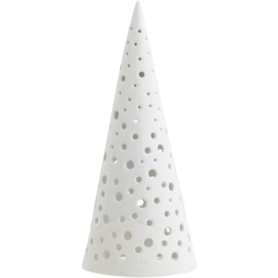 Khler Nobili Teelichthalter H19 cm, Schneewei