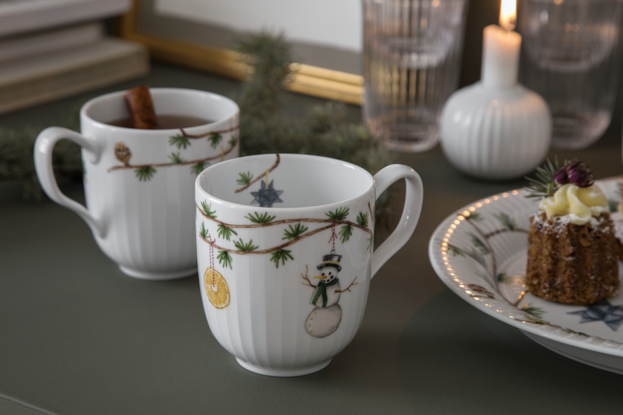 K&auml;hler Hammersh�i Christmas Krus 2019 33 cl, Hvid