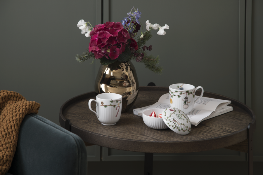 K&auml;hler Hammersh�i Christmas Krus 2019 33 cl, Hvid