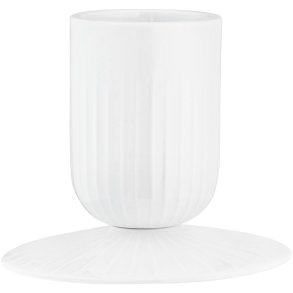 Khler Hammershi Stumpenkerzenhalter H9,5 cm, Wei