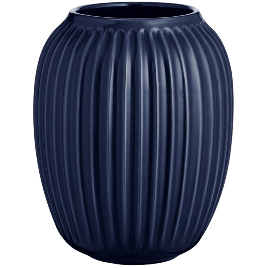 Kähler Hammershi Vase H21 cm, Indigo