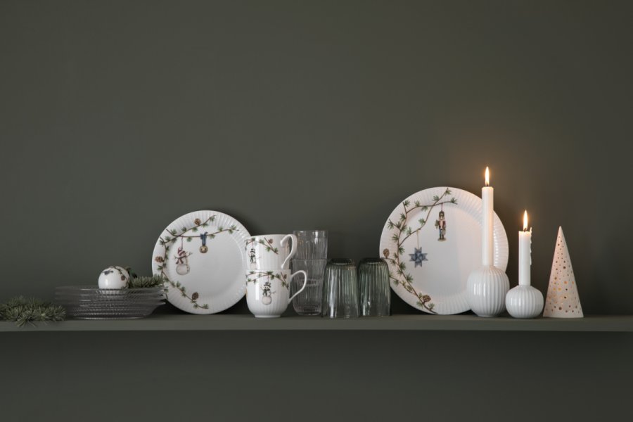 K&auml;hler Hammersh�i Christmas Krus 2019 33 cl, Hvid