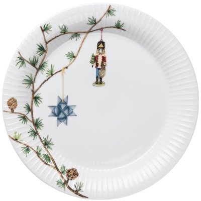 K�hler Hammersh�i Christmas Tallerken 27 cm, Hvid