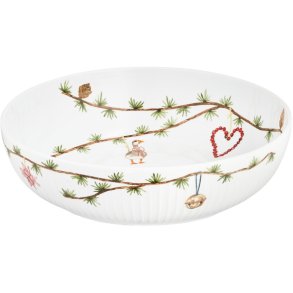 Kähler Hammershøi Christmas Skål Ø30 cm, Hvid