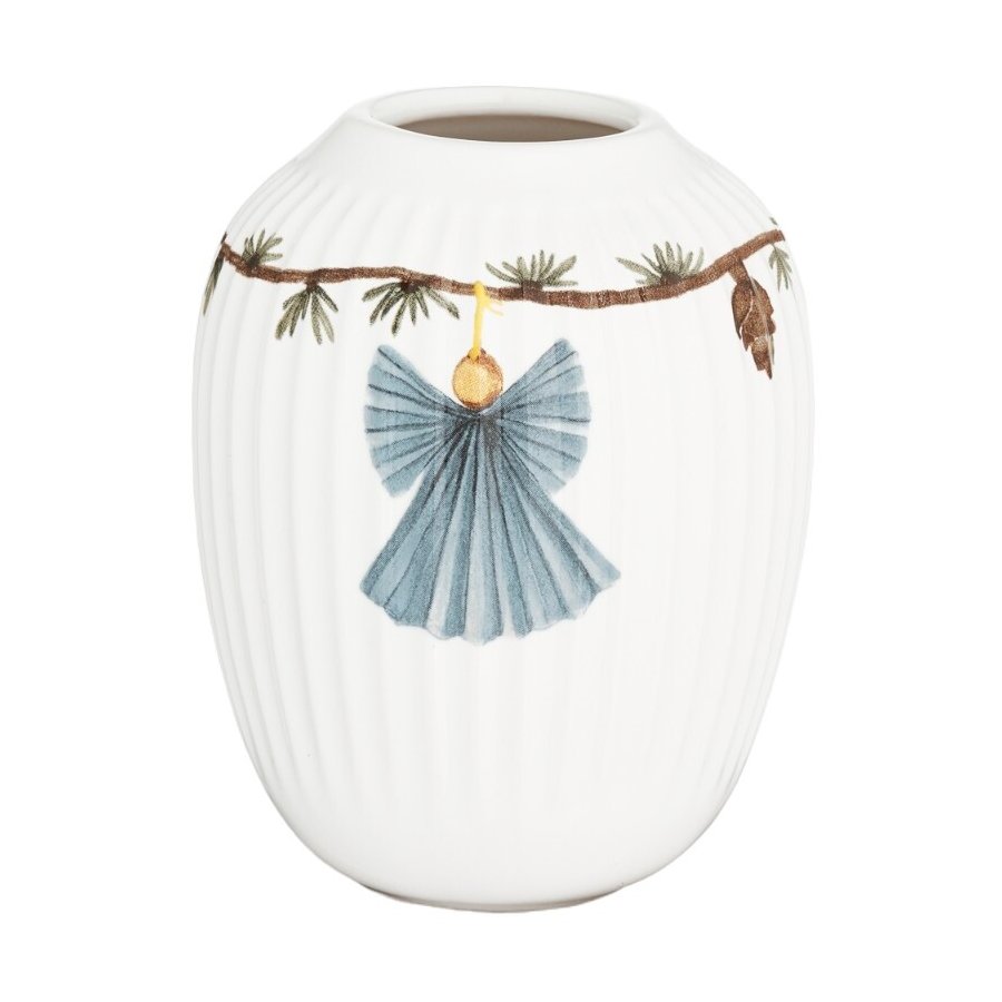 Khler Hammershi Christmas Vase H10,5 cm, Wei