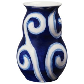Kähler Tulle Vase H13 cm, Blå
