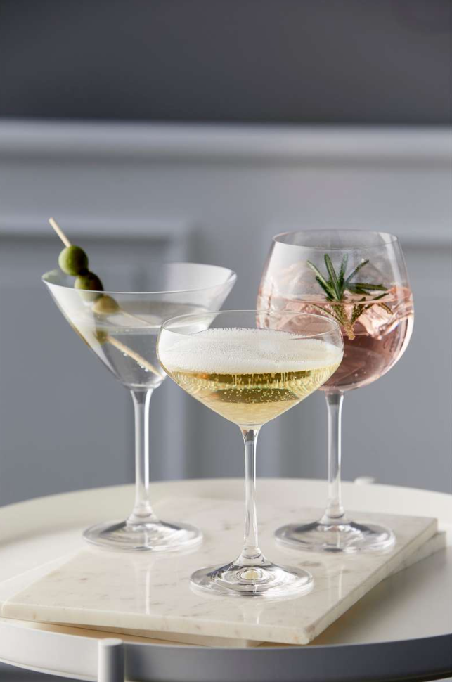 Lyngby Glas Juvel Champagneskl 4 stk. 34 cl