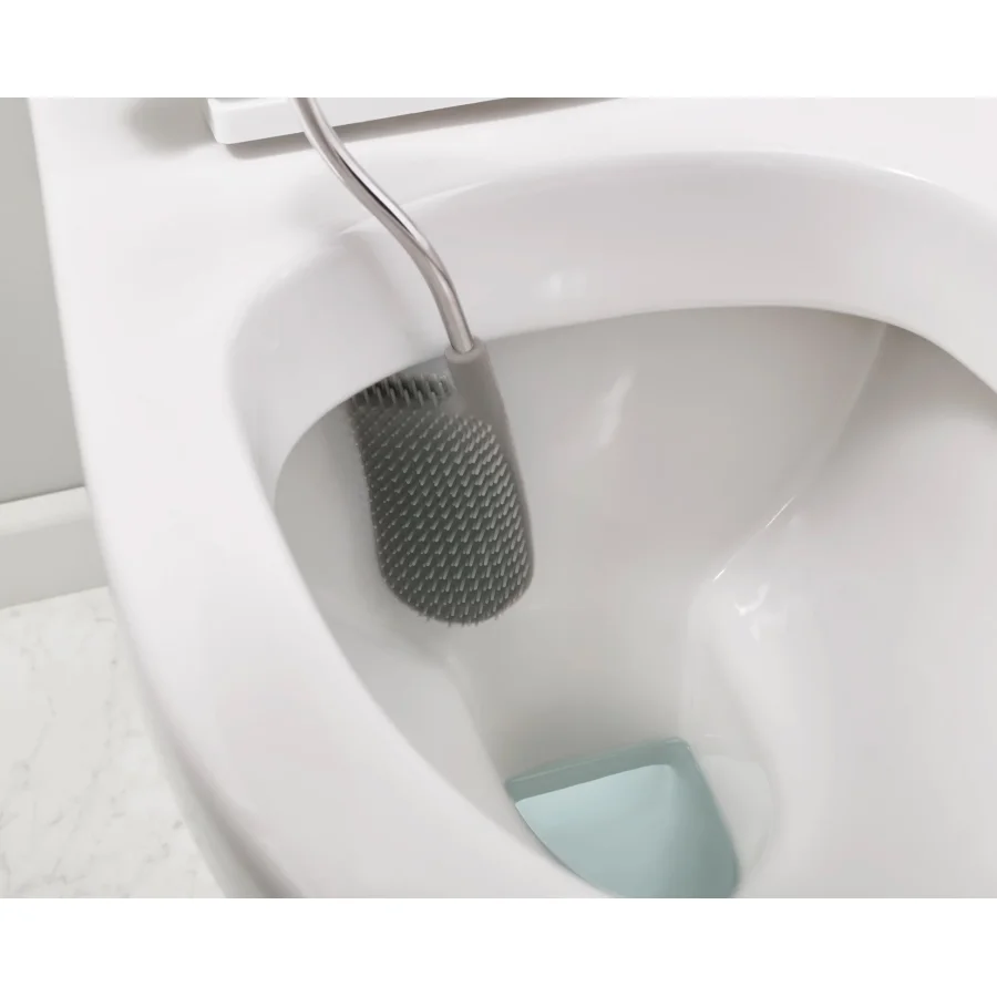 Joseph Joseph Flex Smart Toilettenbrste, Wei/Grau