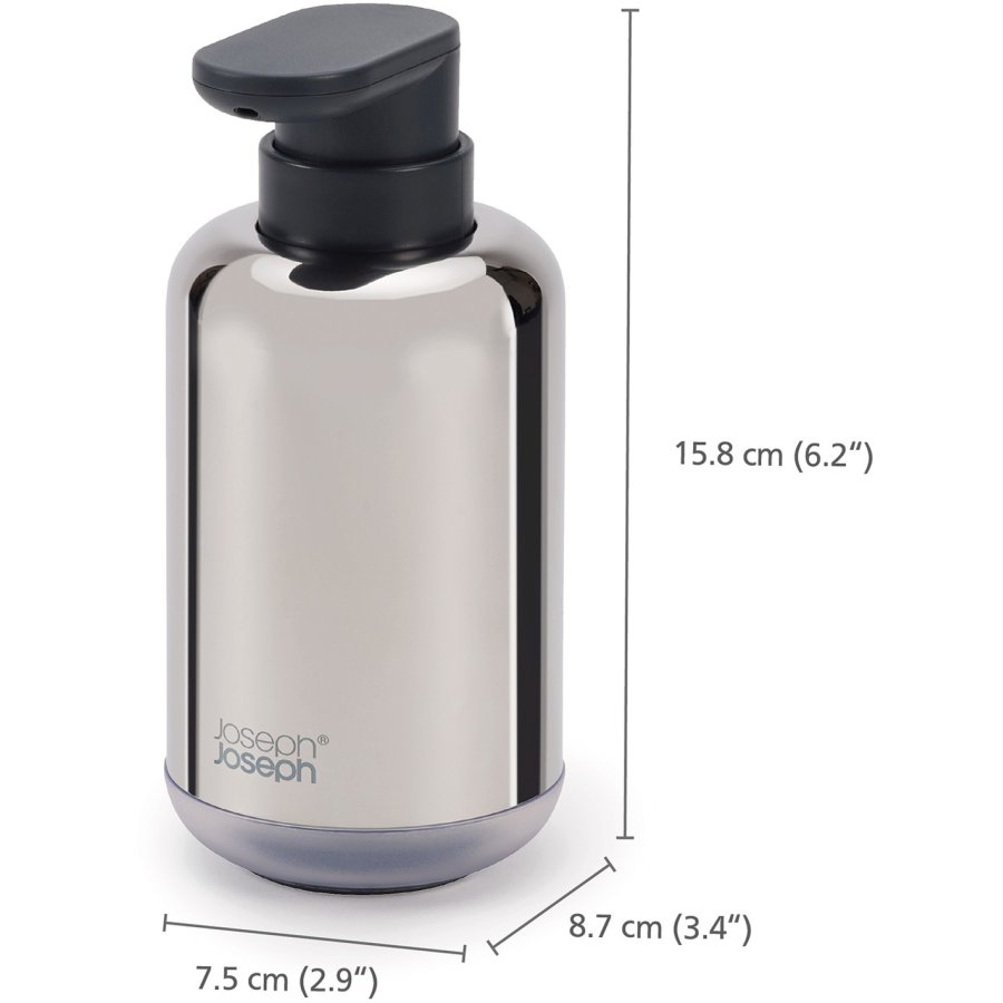 Joseph Joseph EasyStore Luxe Seifenpumpe, Edelstahl