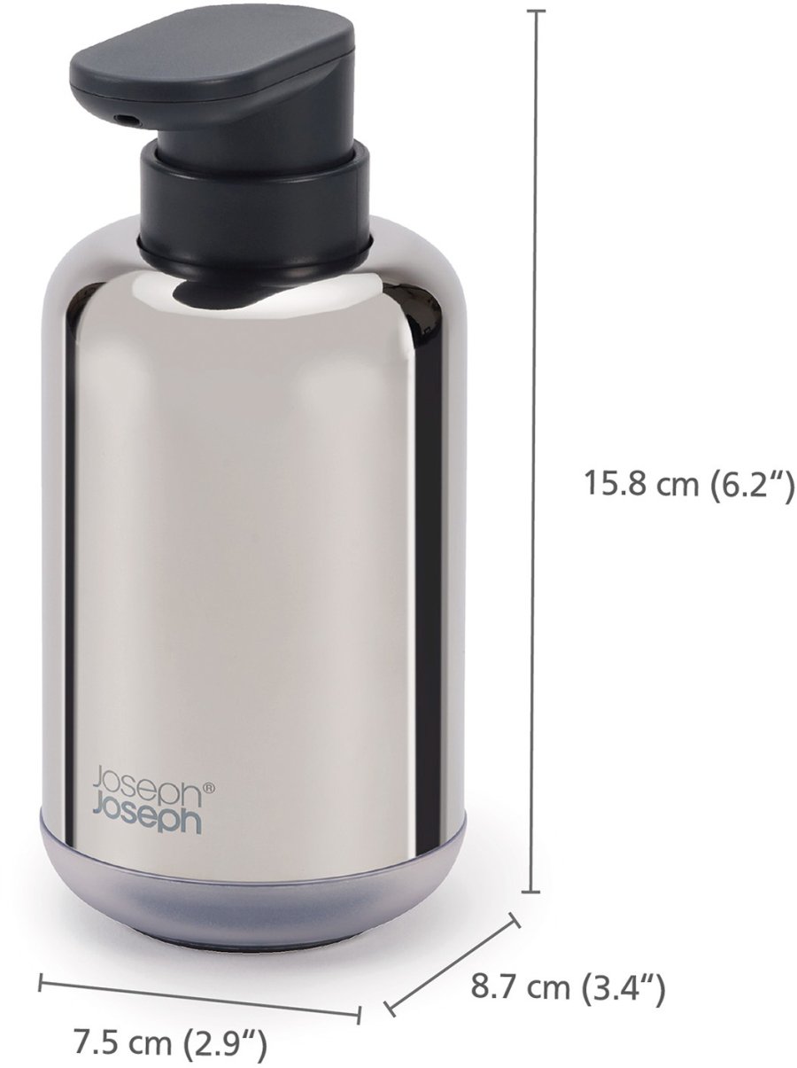 Joseph Joseph EasyStore Luxe Seifenpumpe, Edelstahl