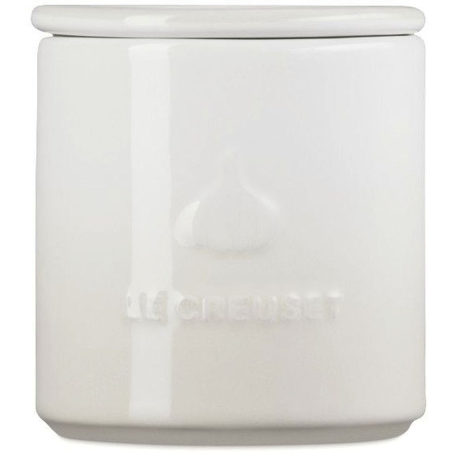 Le Creuset Signature Hvidlgskrukke H10,1 cm, Meringue