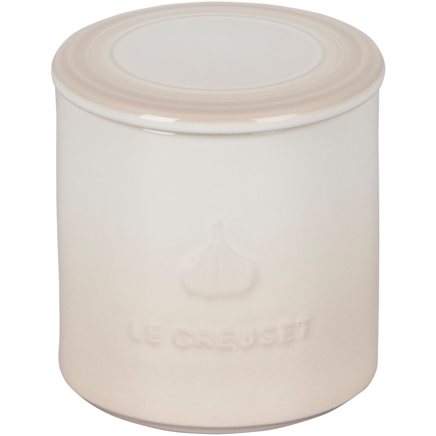 Le Creuset Signature Hvidlgskrukke H10,1 cm, Meringue