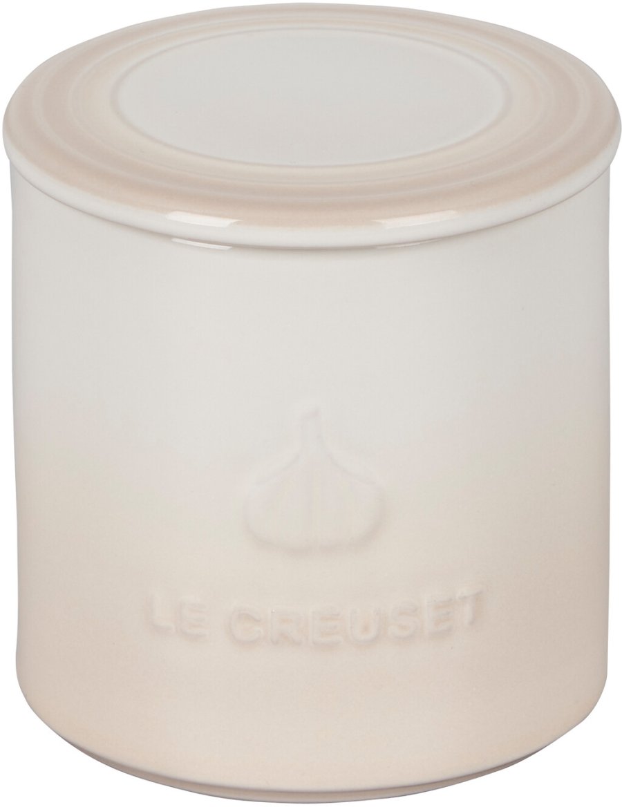 Le Creuset Signature Hvidlgskrukke H10,1 cm, Meringue