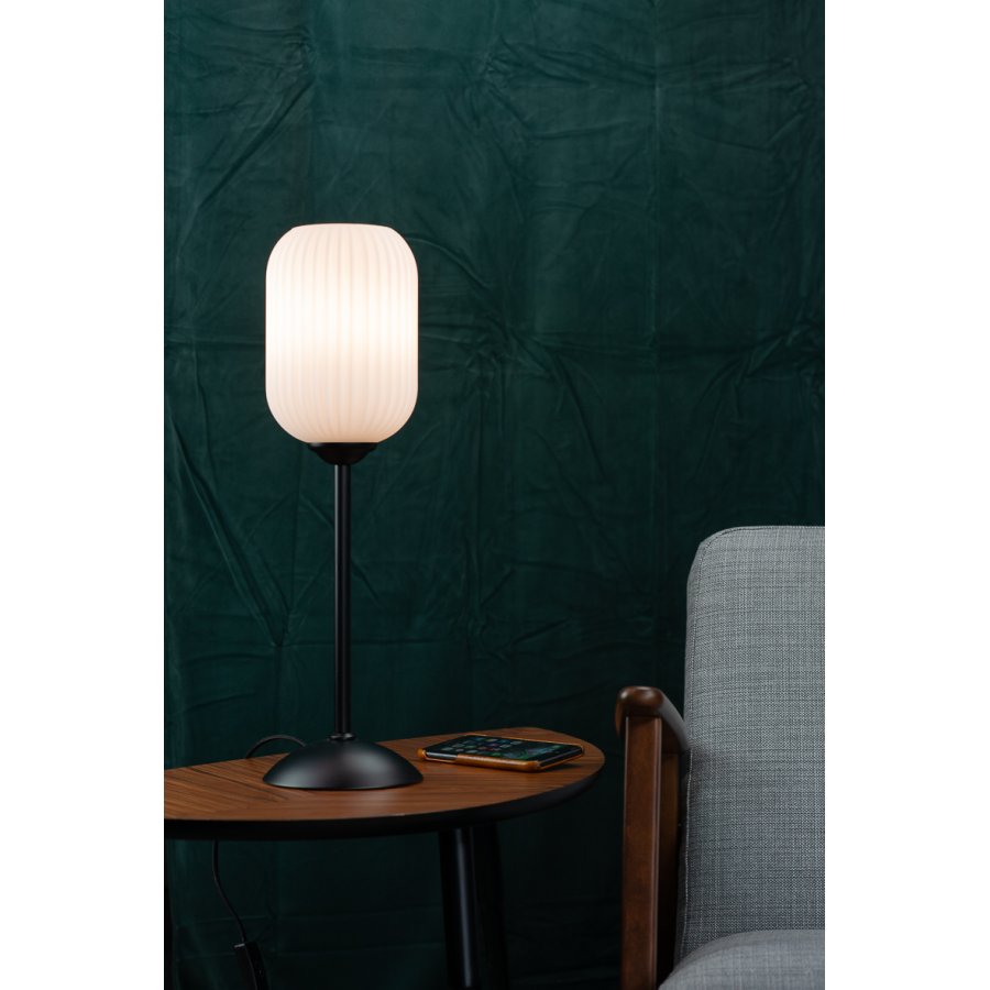 Dyberg Larsen Riflet Bordlampe H57 cm, Sort