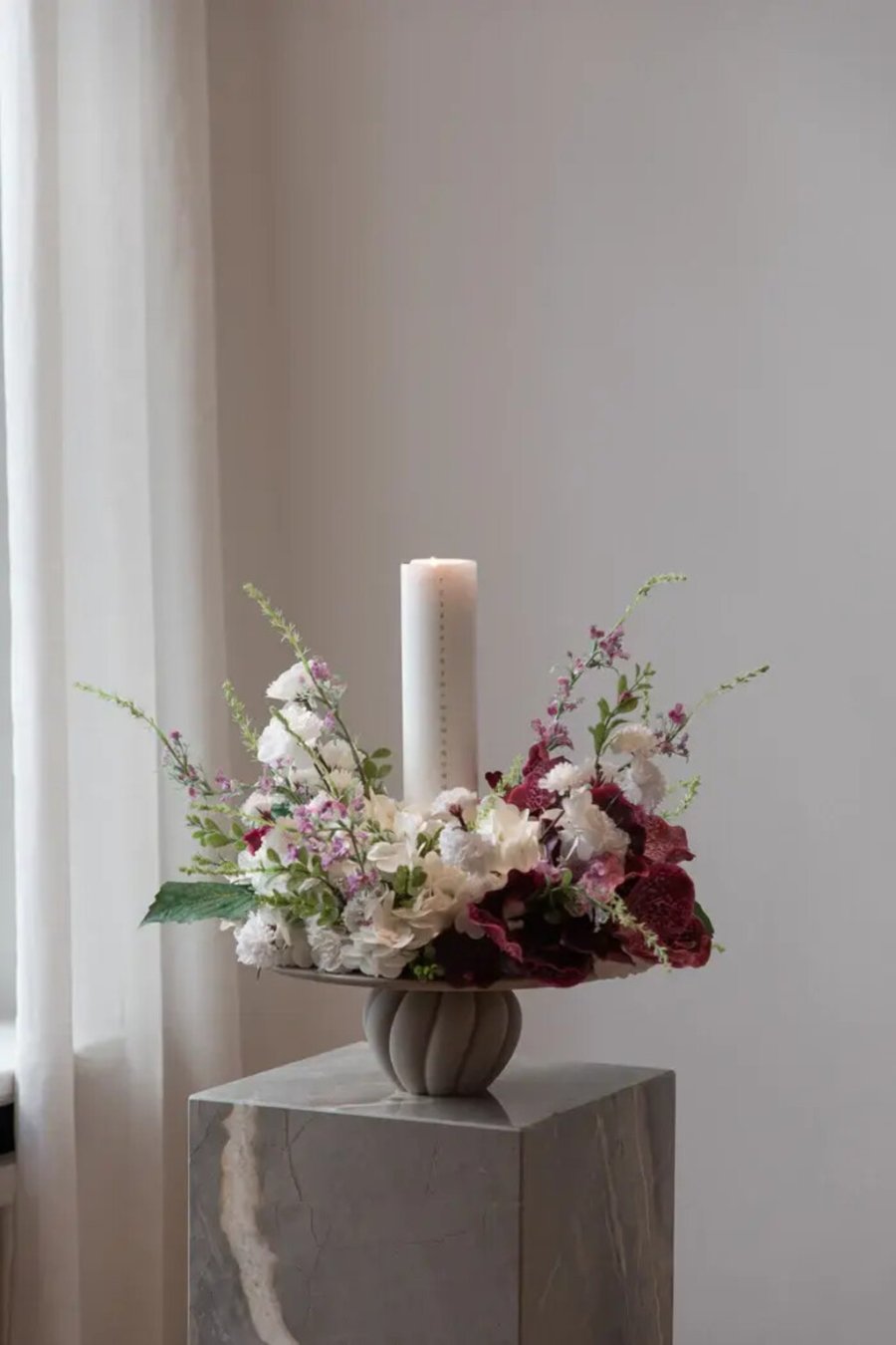 Specktrum Kalenderlys 6 cm/H25 cm, Hvid