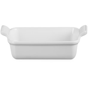 Le Creuset Heritage Rektangulrt Fad 19 cm, White
