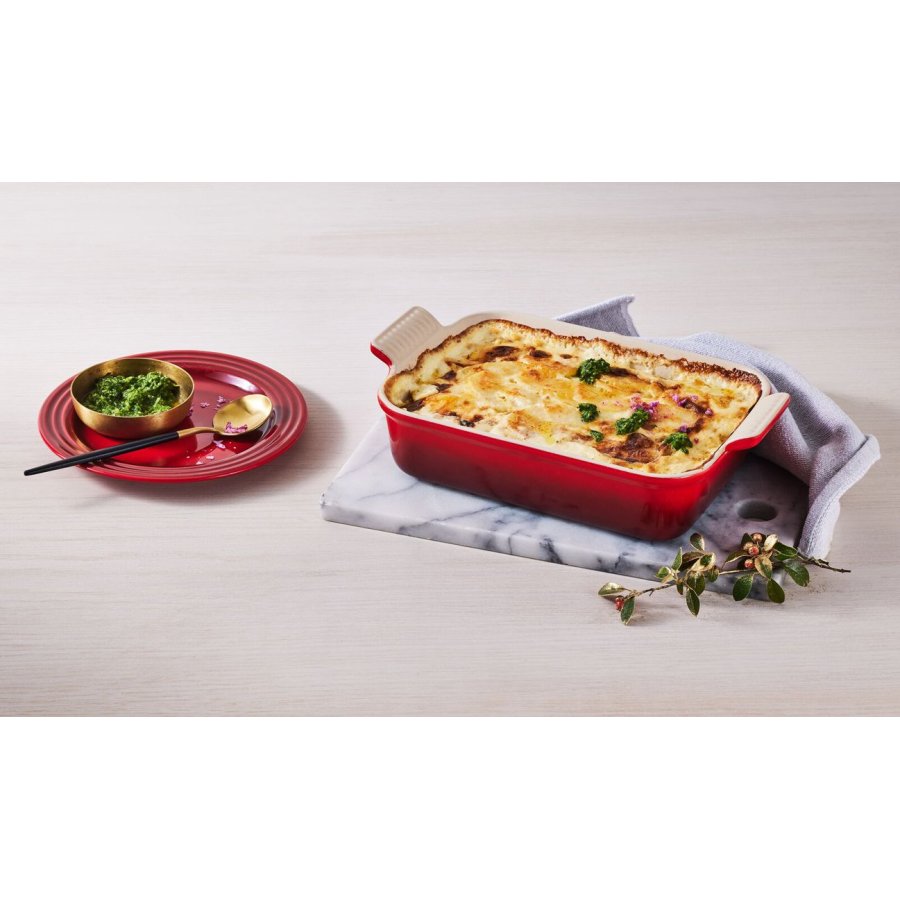 Le Creuset Heritage Rektangulrt Fad 19 cm, Cerise