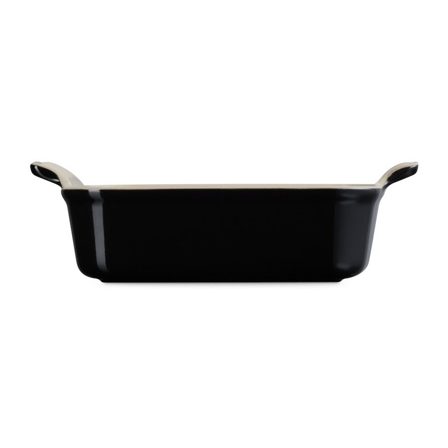 Le Creuset Heritage Rektangulrt Fad 19 cm, Sort