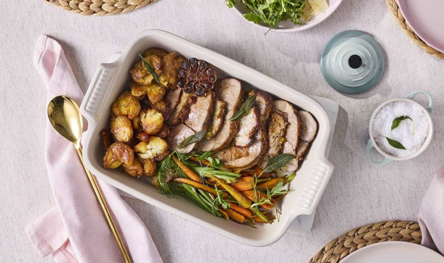 Le Creuset Heritage Fad 19 cm, Sea Salt