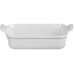 Le Creuset Heritage Rektangulrt Fad 26 cm, White