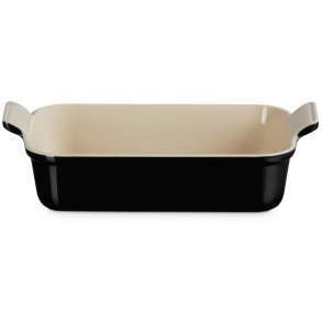 Le Creuset Heritage Rektangulrt Fad 26 cm, Sort