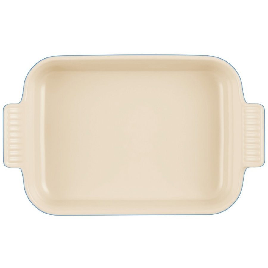 Le Creuset Heritage Rektangulrt Fad 26 cm, Azure