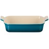 Le Creuset Heritage Rektangulrt Fad 26 cm, Deep Teal