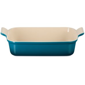Le Creuset Heritage Rektangulrt Fad 26 cm, Deep Teal