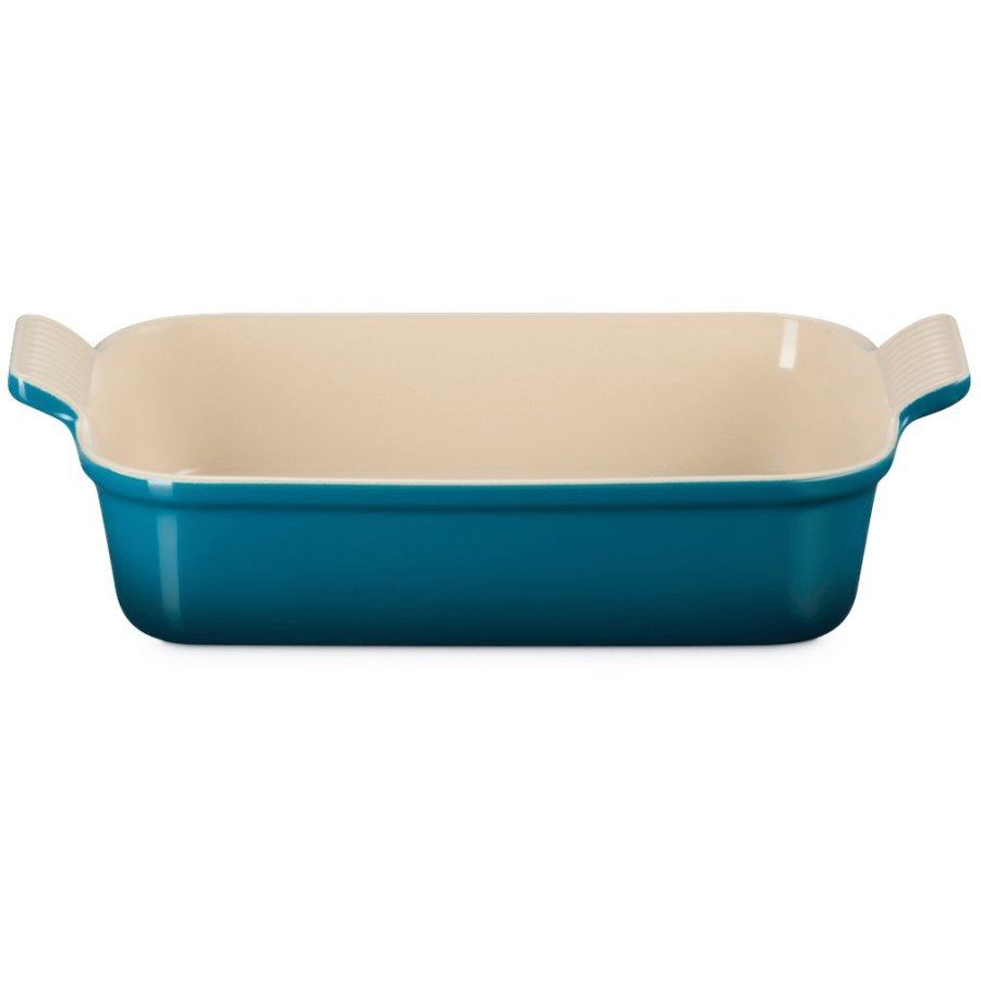 Le Creuset Heritage Rektangulrt Fad 26 cm, Deep Teal