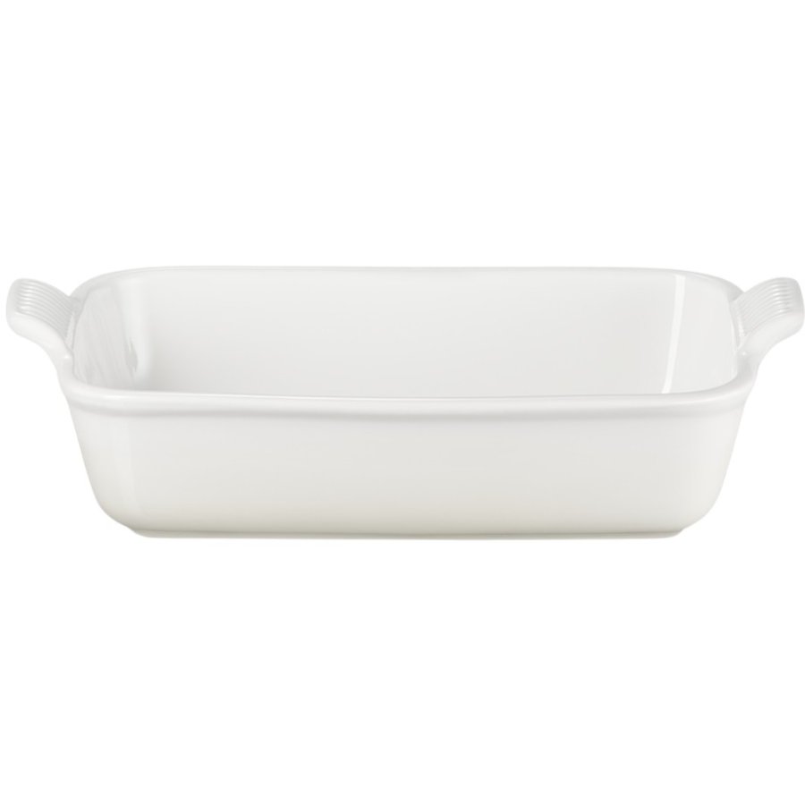 Le Creuset Heritage Rektangulrt Fad 26 cm, Meringue