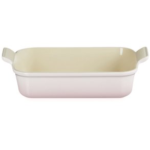Le Creuset Heritage Rektangulrt Fad 26 cm, Shell Pink