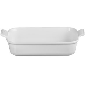 Le Creuset Heritage Rektangulrt Fad 32 cm, White