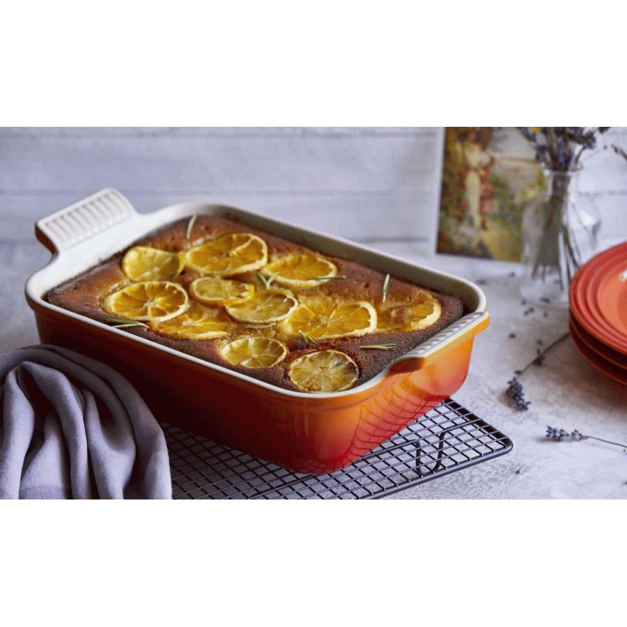 Le Creuset Heritage Rektangulrt Fad 32 cm, Volcanic