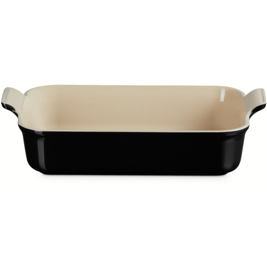 Le Creuset Heritage Rektangulrt Fad 32 cm, Sort