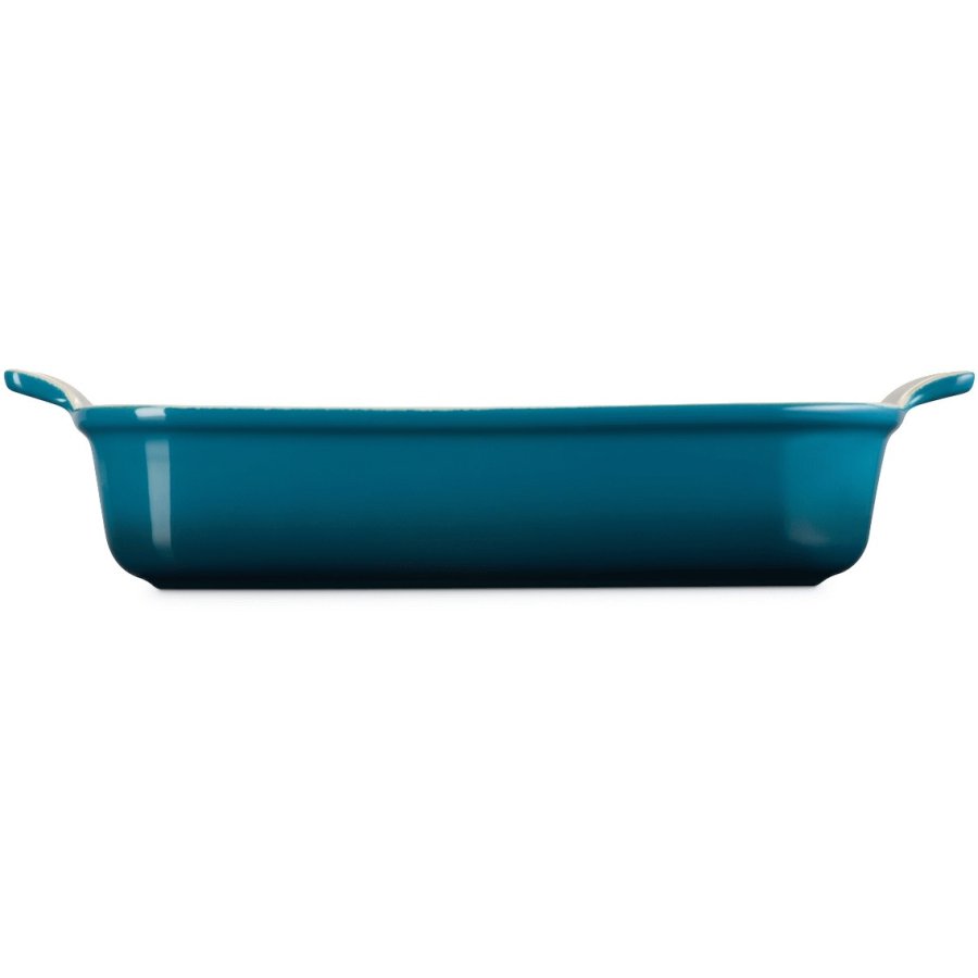 Le Creuset Heritage Rektangulrt Fad 32 cm, Deep Teal