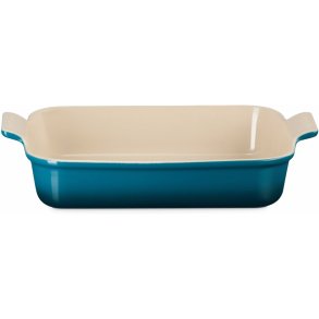 Le Creuset Heritage Rektangulrt Fad 32 cm, Deep Teal