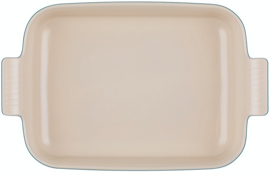 Le Creuset Heritage Rektangulrt Fad 32 cm, Deep Teal