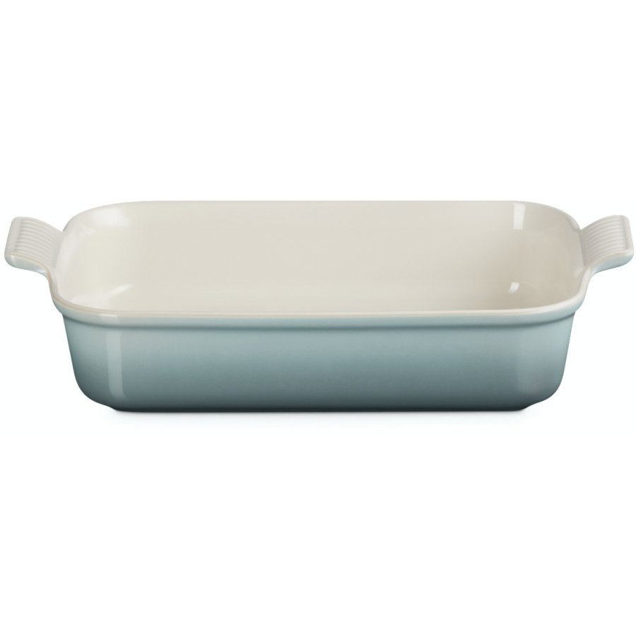 Le Creuset Heritage Rektangulrt Fad 32 cm, Sea Salt