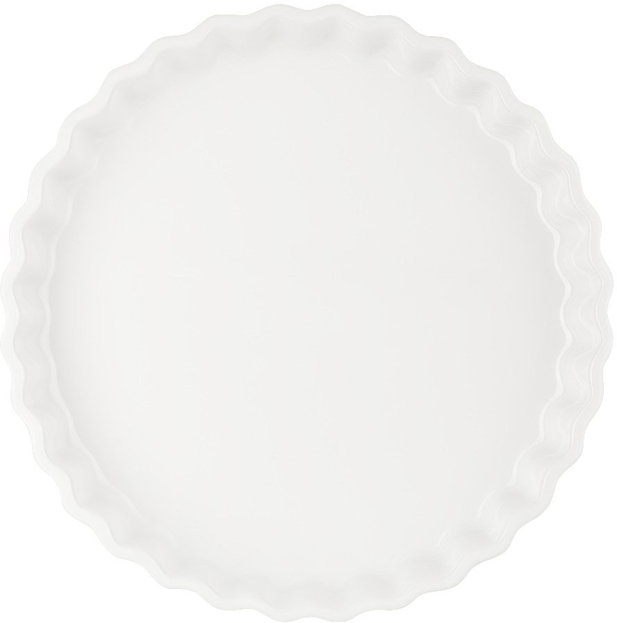 Le Creuset Heritage Trtefad 28 cm, White