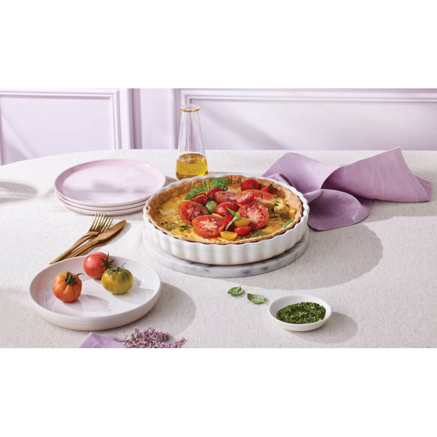 Le Creuset Heritage Trtefad 28 cm, Meringue