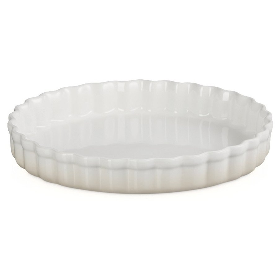 Le Creuset Heritage Trtefad 28 cm, Meringue