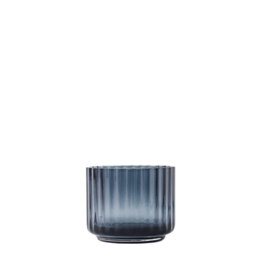 Lyngby Porceln Fyrfadsstage H5,5 cm, Midnight Blue