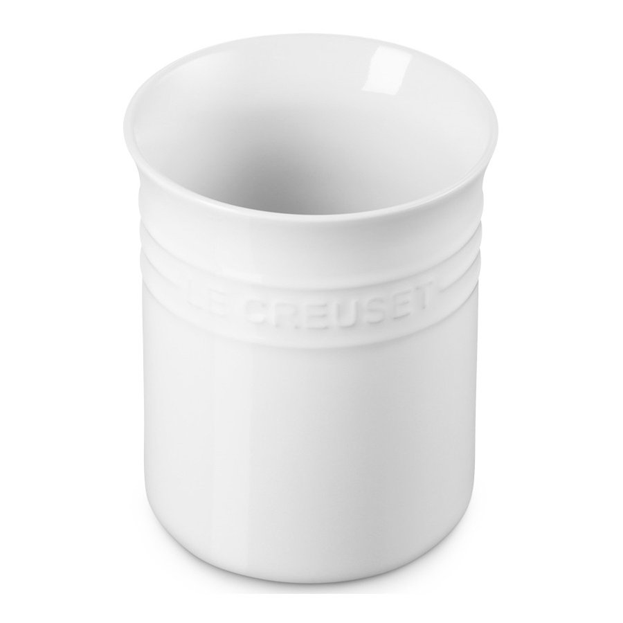 Le Creuset Bestik- og Redskabskrukke H14,8 cm, White