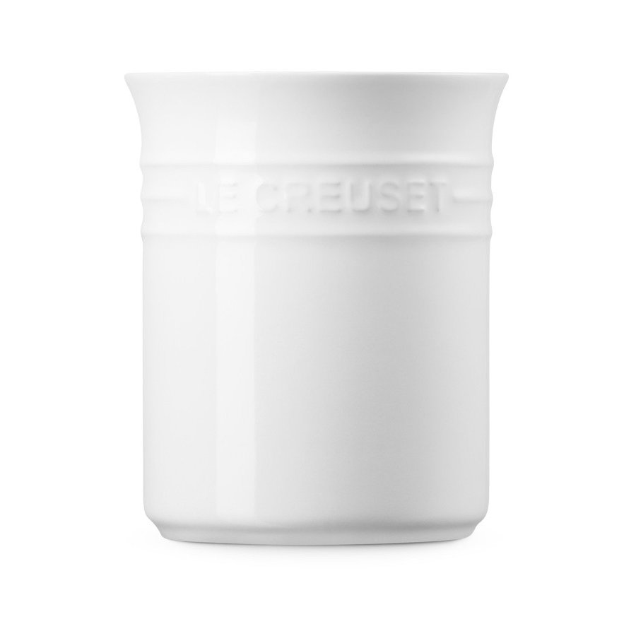 Le Creuset Bestik- og Redskabskrukke H14,8 cm, White