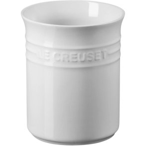 Le Creuset Bestik- og Redskabskrukke H14,8 cm, White