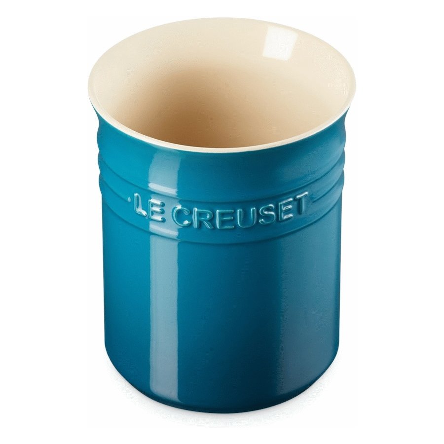 Le Creuset Bestik- og Redskabskrukke H14,8 cm, Deep Teal