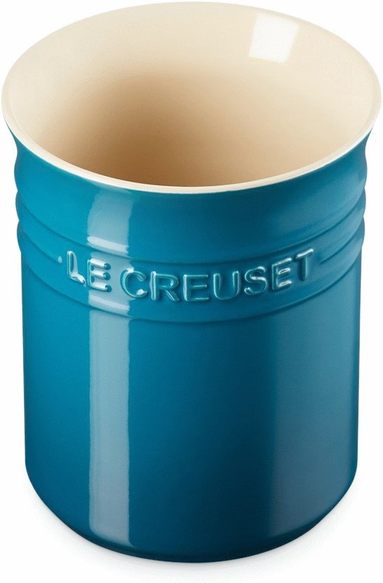 Le Creuset Bestik- og Redskabskrukke H14,8 cm, Deep Teal