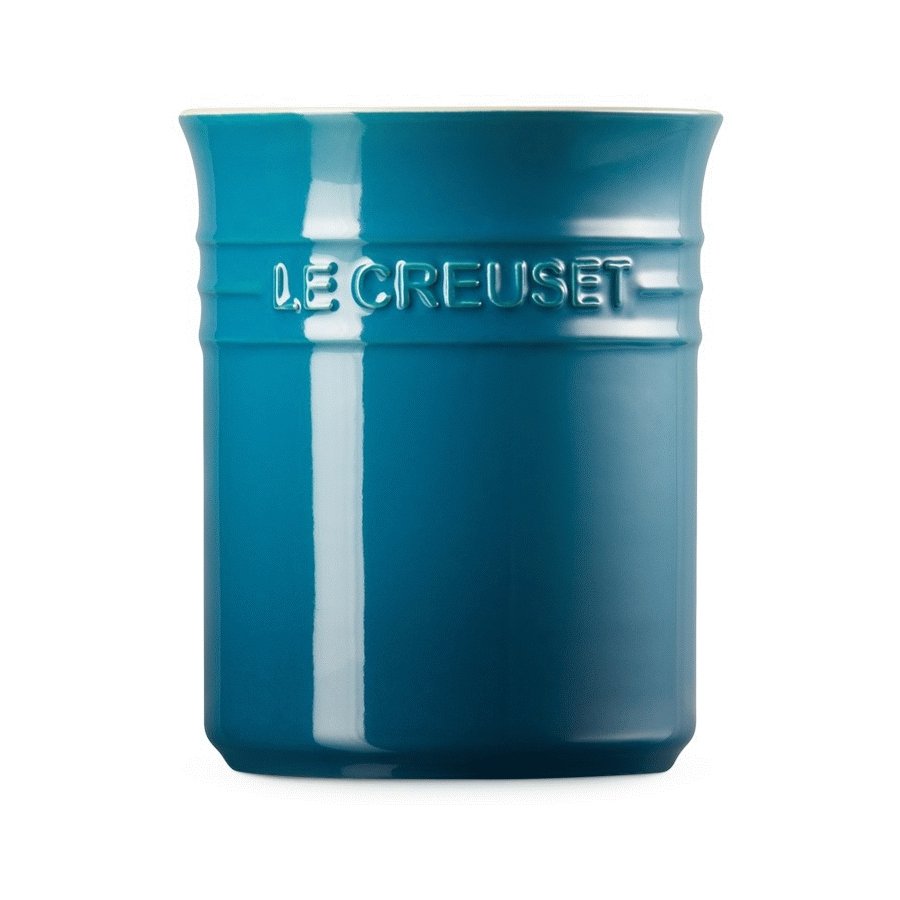 Le Creuset Bestik- og Redskabskrukke H14,8 cm, Deep Teal