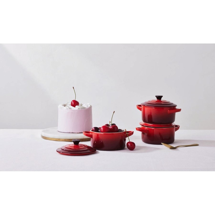 Le Creuset Minigryde 10 cm/0,25 L, Cerise