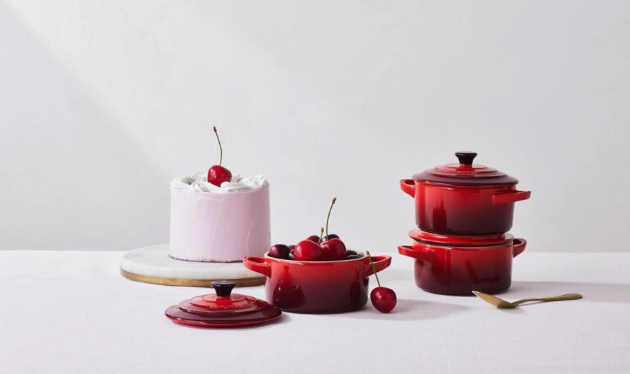 Le Creuset Minigryde 10 cm/0,25 L, Cerise